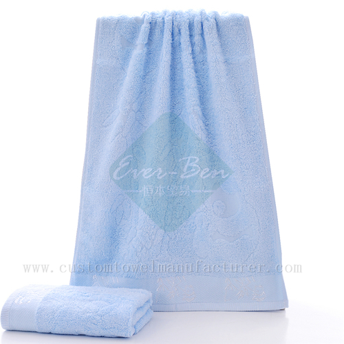 China Bulk Wholesale toddler hooded towel Producer Custom Bamboo Luxury Jacquard Towels Factory